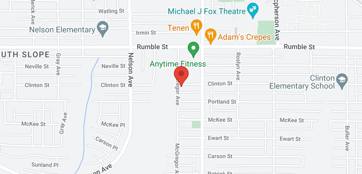 map of 5106 CLINTON STREET